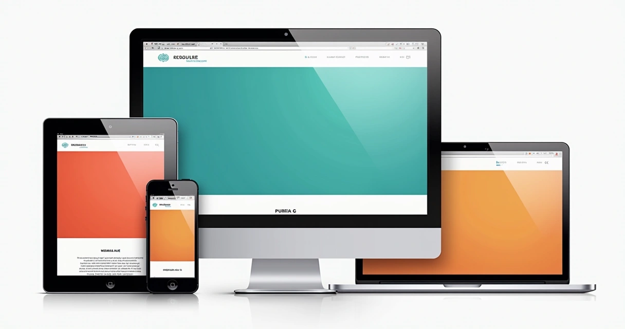 Site profissional exibido em dispositivos diferentes 