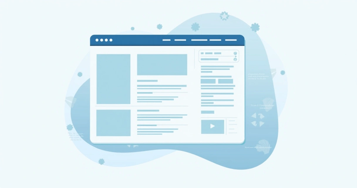 Exemplo de layout estável em um site institucional 