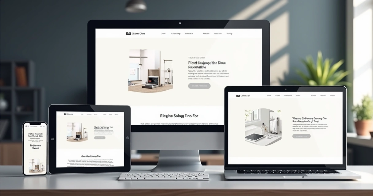 Design moderno aplicado a site corporativo 