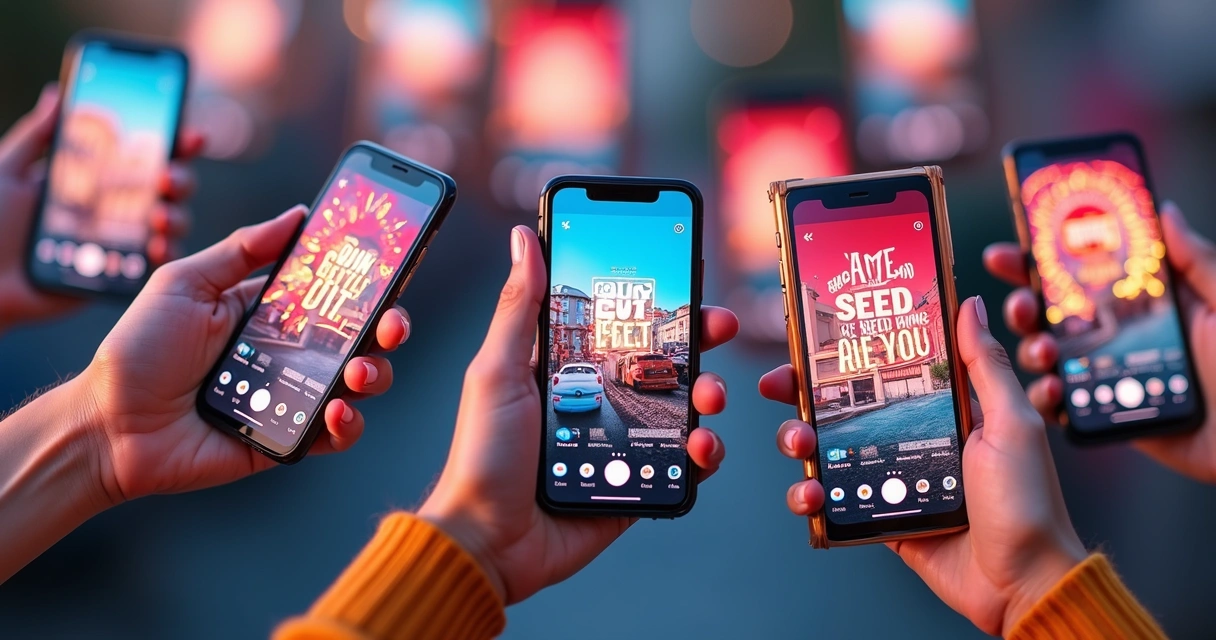 Design visualmente atraente para stories rápidos 