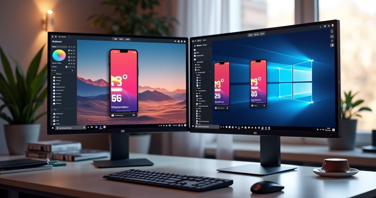 Telas no Figma e Adobe XD com layout de aplicativo 