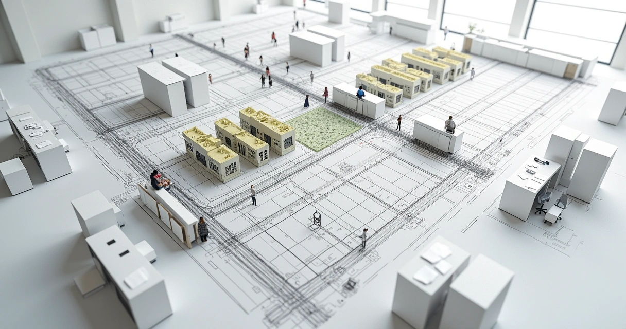 Planta de desmembramento de terreno com destaque para lotes e áreas delimitadas 