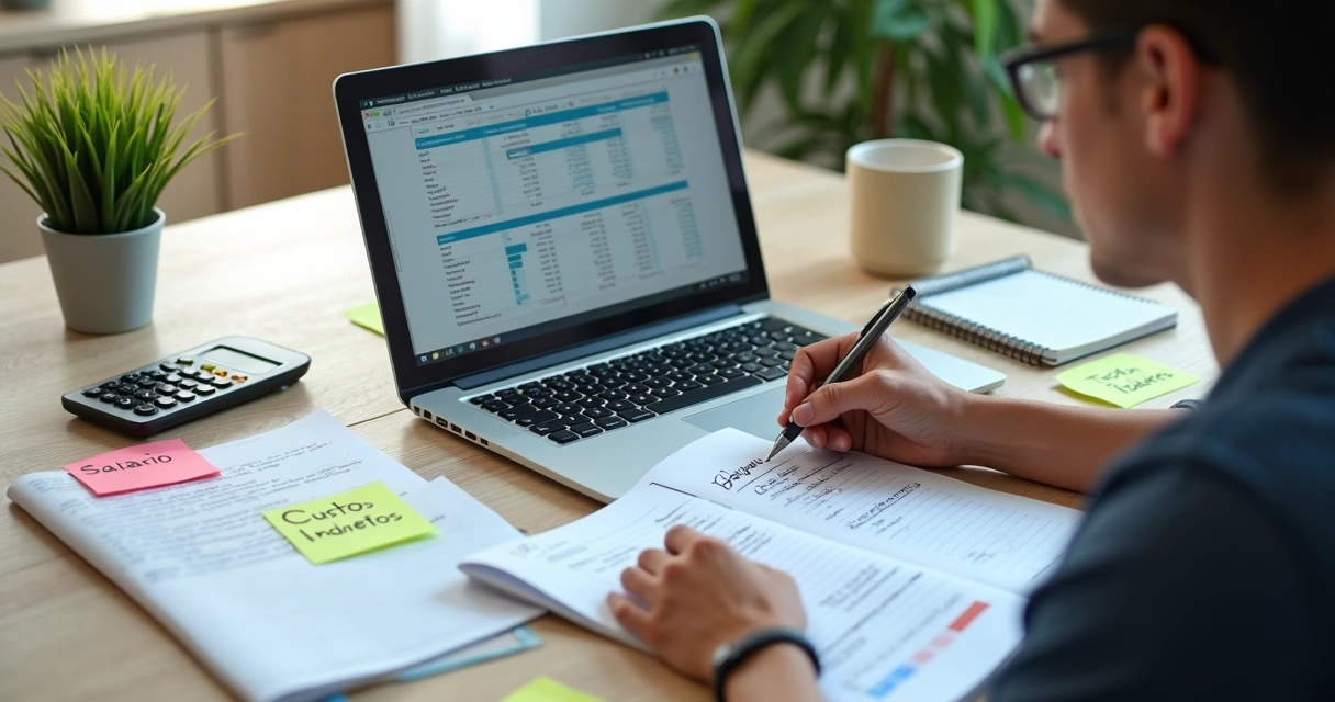 Planilha de custos para serviço de BPO financeiro 