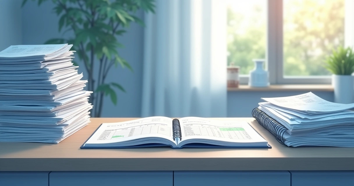 Gráfico de receitas e despesas de uma clínica