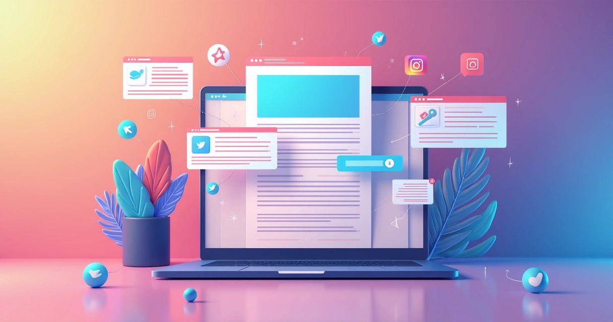 Publicação de blog destacada em várias redes sociais 