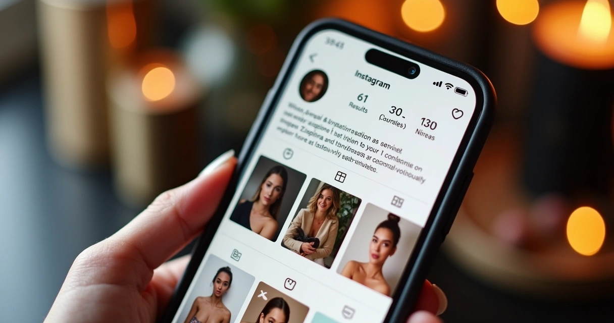 Destaques do Instagram organizados como loja de serviços 