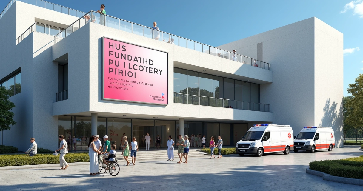 Investimento de arrecadação da loteria paulista em hospital público moderno 