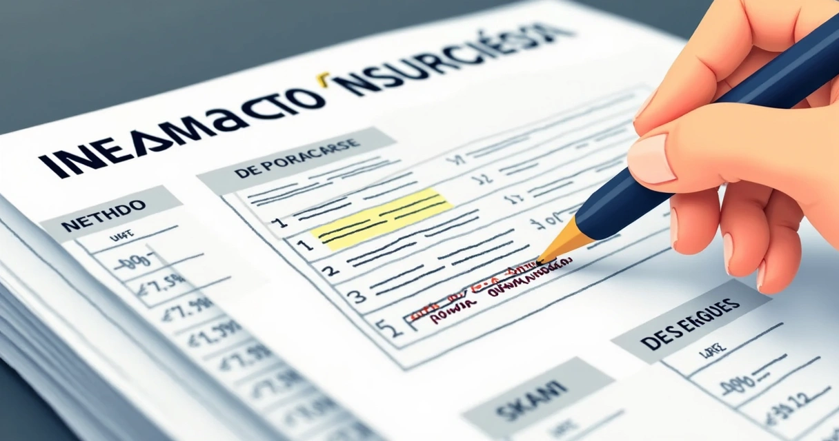 Detalhe de documento explicando cobertura de seguro para invalidez 