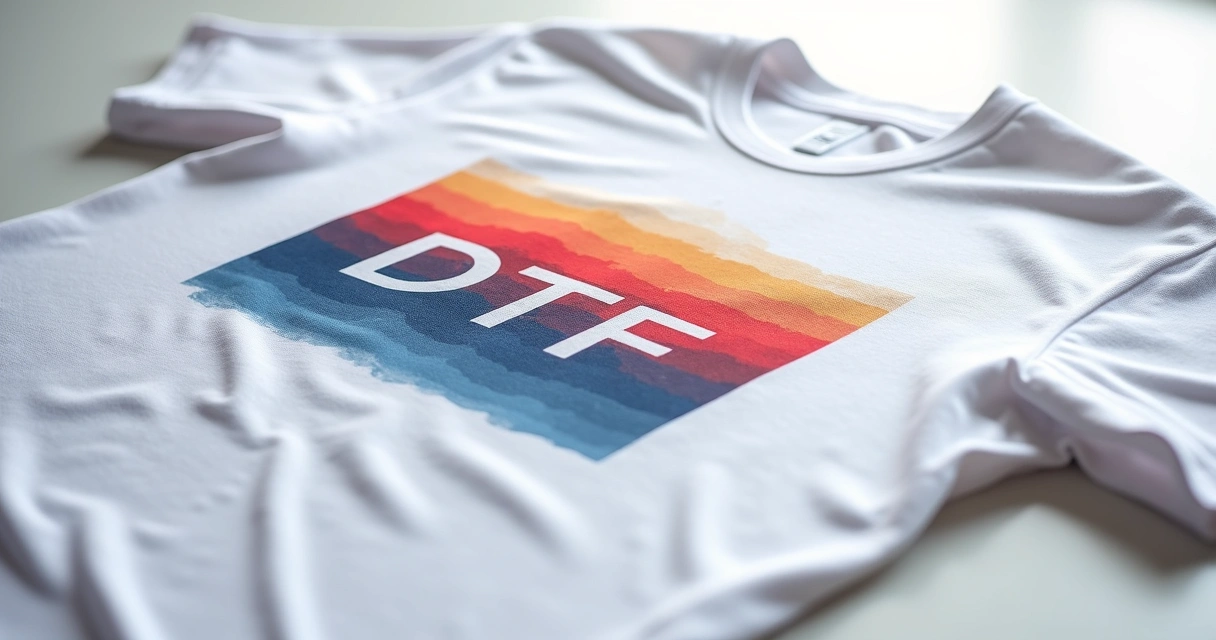 Detalhe da estampa DTF em camiseta personalizada unitária 