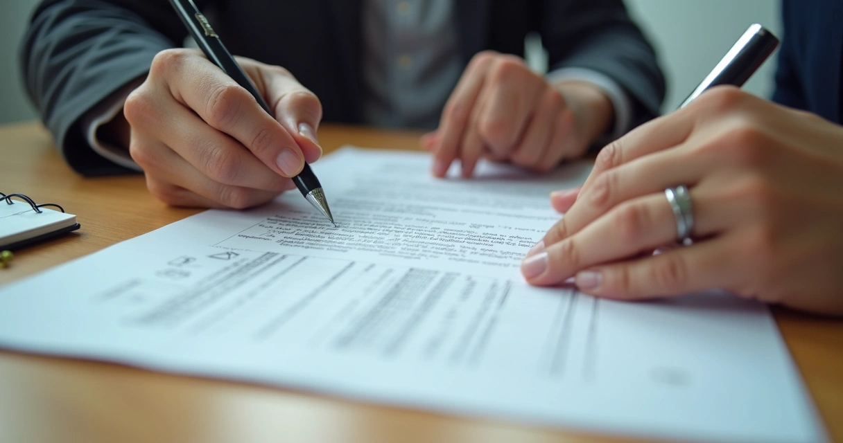 Detalhes de contrato de serviços sendo revisados 