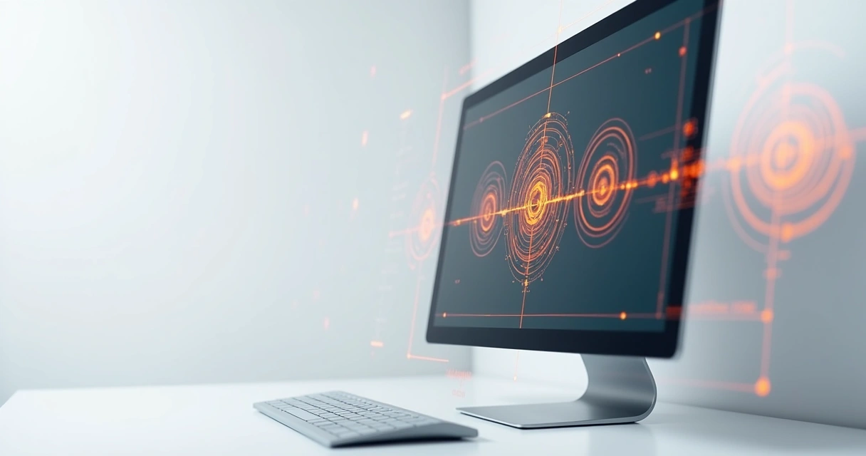 Detalhes técnicos analisados em foto de produto digitalmente 