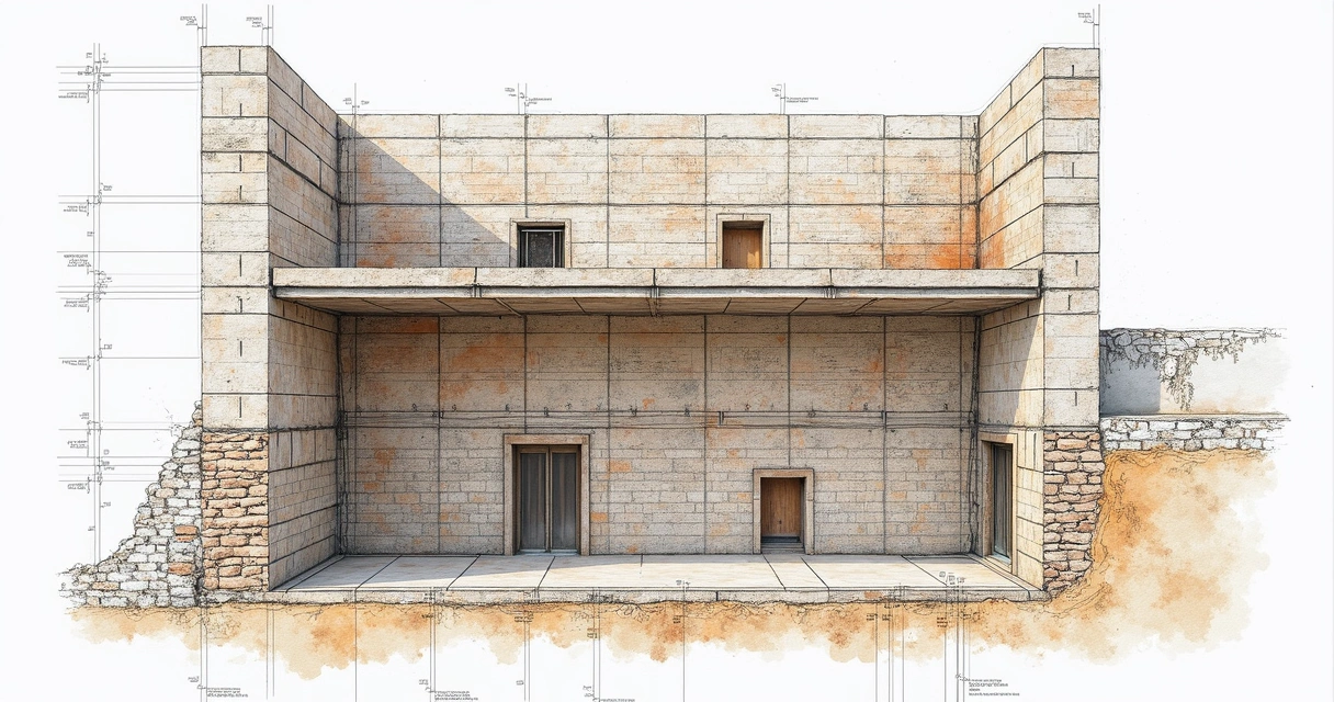 Projeto detalhado de modulação em parede de alvenaria estrutural 