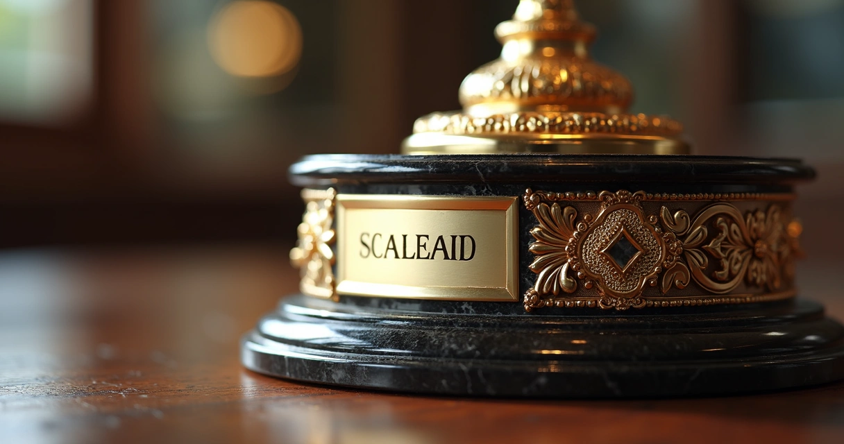 Detalhes de uma taça esportiva personalizada e artesanal 