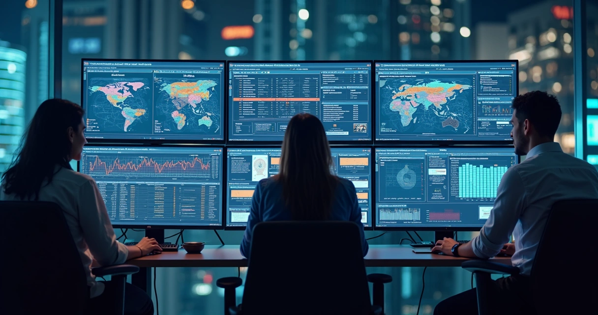 Monitoramento avançado detectando ameaças e comportamento de usuários em computadores e nuvens