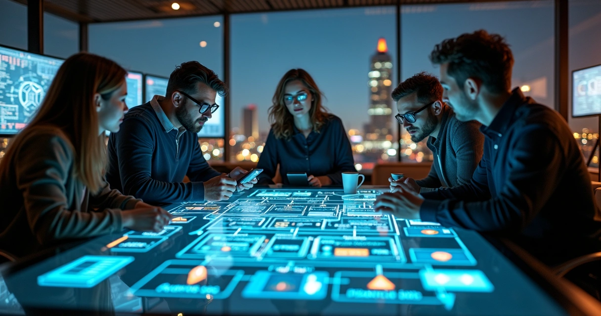 Time de produto protegendo fluxo de dados em aplicação web 