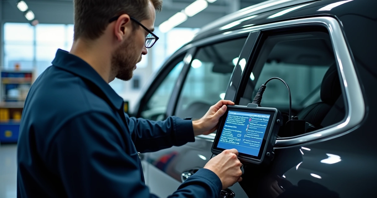 Diagnóstico computadorizado em câmbio automático por técnico 