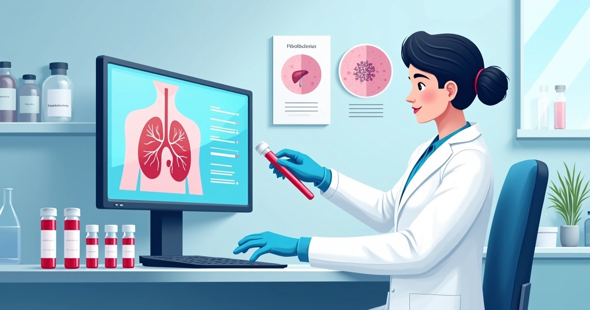 Recomendações para o tratamento da tuberculose em hepatopatas 2 Técnico de laboratório analisa amostras de sangue para hepatotoxicidade em tuberculose