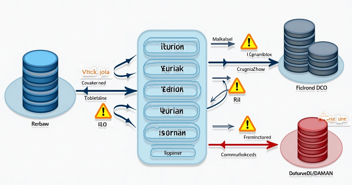 Diagrama do sistema de DNS do DynamoDB mostrando falha em registros 