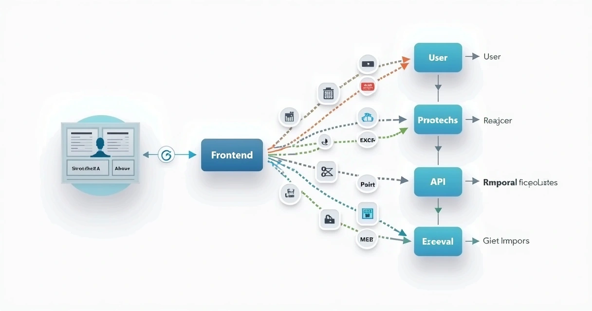 Diagrama de fluxo de integração entre sistema de e-commerce e API de estoque 