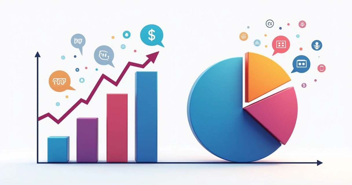 Gráfico mostrando comparação de custos entre atendimento tradicional e agente de IA 