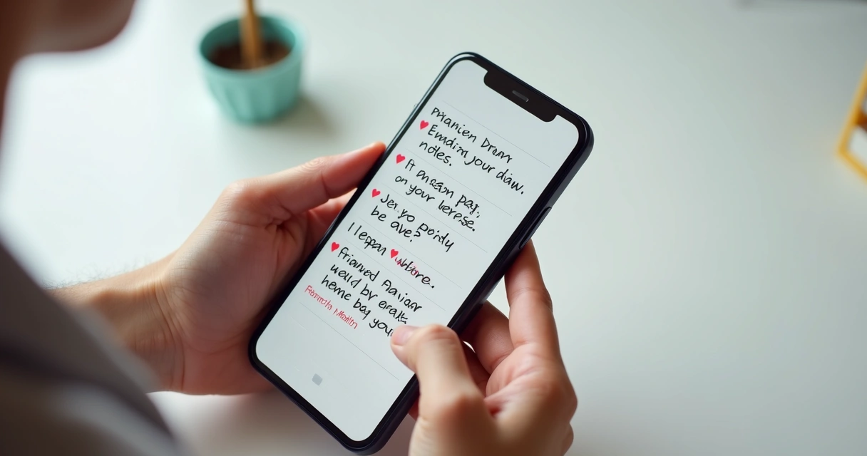 Tela de aplicativo com diário compartilhado aberto 