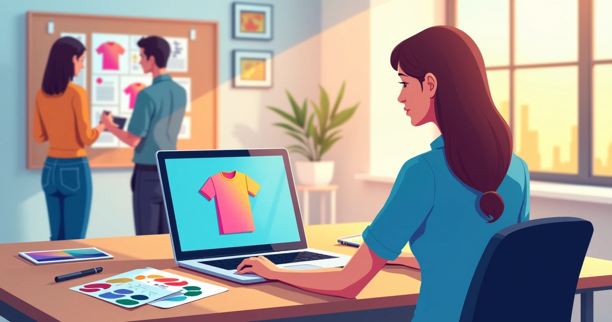 Planejamento de arte de camiseta personalizada em Votuporanga