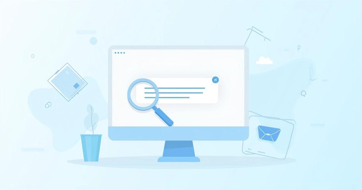 Interface de computador com tooltip 
