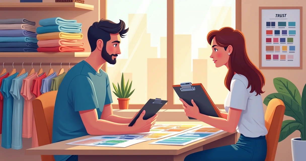 Pesquisa e análise de fornecedor de camisetas em Votuporanga