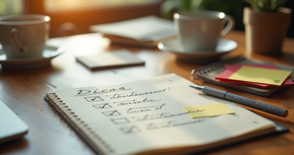 # PE 2025 9 Bloco de notas com dicas de planejamento estratégico