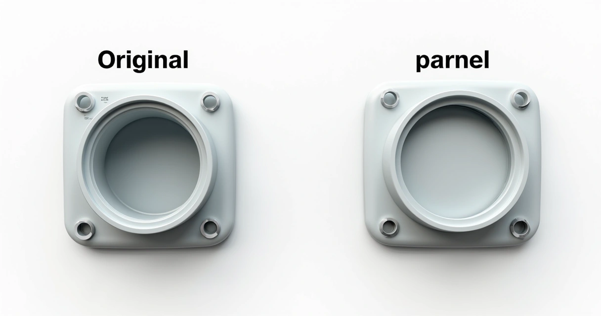 Peças originais e paralelas lado a lado 