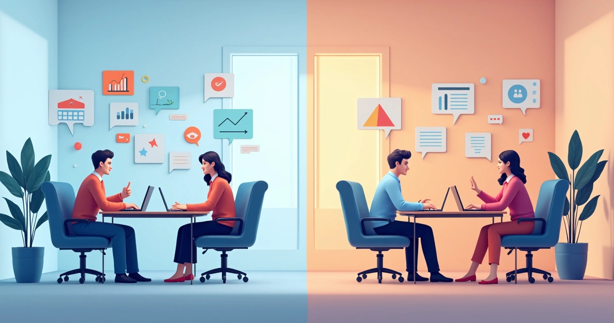 O erro de tratar parceiro como cliente e o que fazer diferente Ilustração destacando as diferenças conceituais entre parceiro e cliente em ambiente de negócio