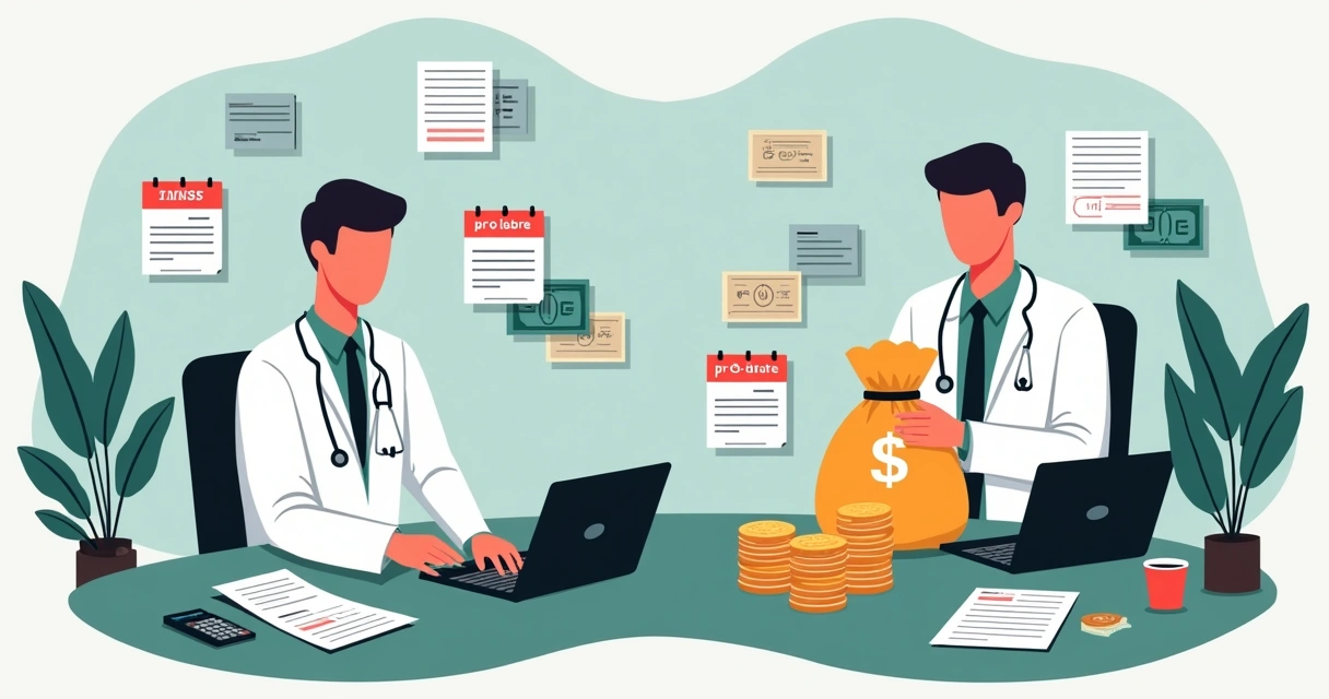 Ilustração explicando diferenças entre pró-labore e distribuição de lucros