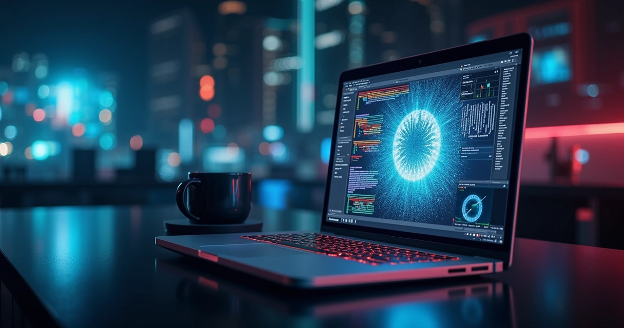 Equipe de marketing digital Envox reunida e conectada a ferramentas digitais 