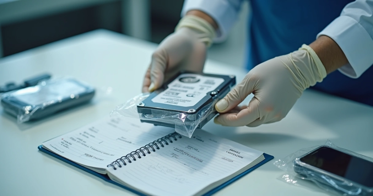 Chain of custody documentation for digital forensics evidence 