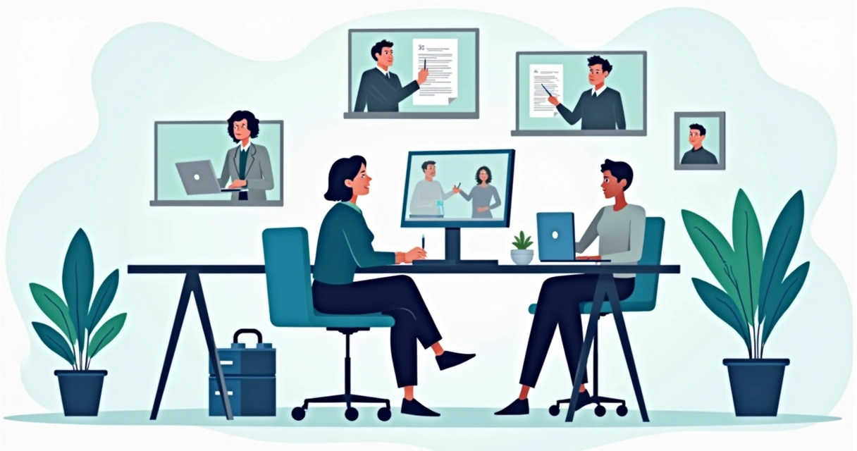 HR manager digitally sending onboarding documents to new hires 