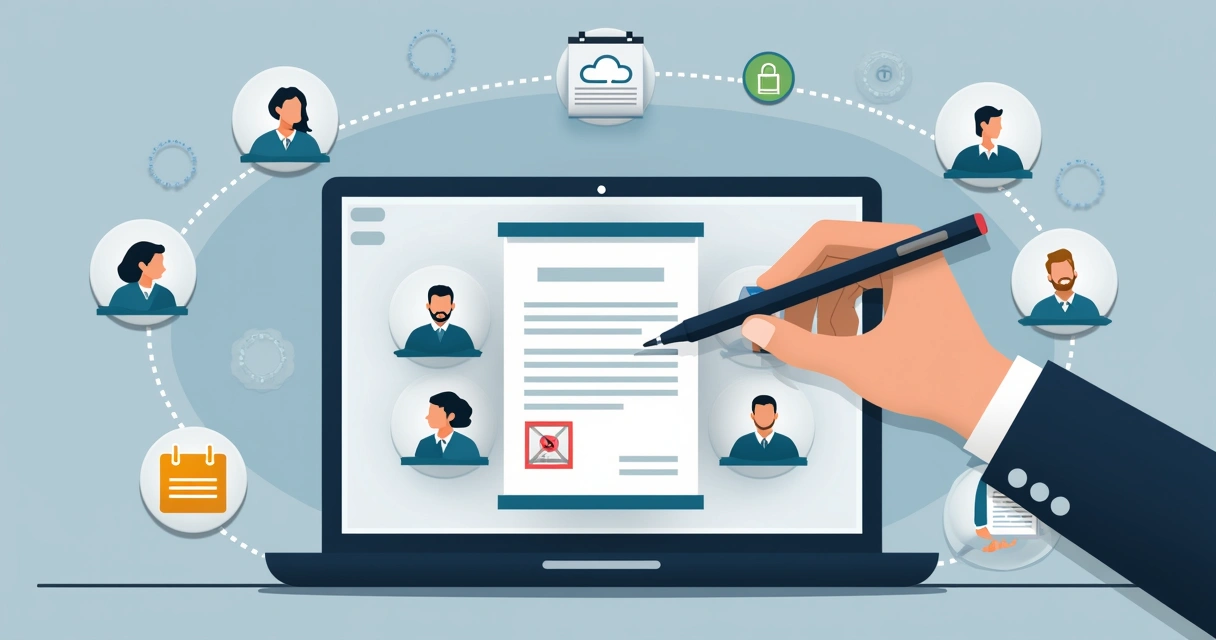 Digital contract signing step by step process
