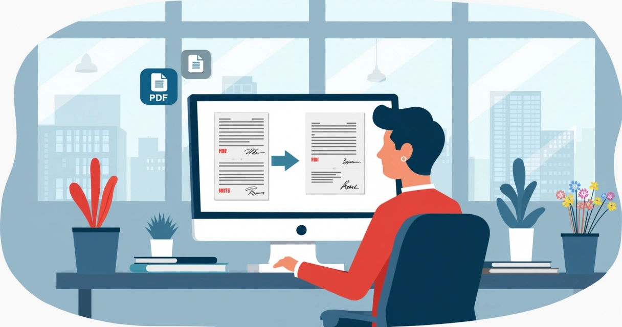 Workflow of uploading, editing, and signing a document online