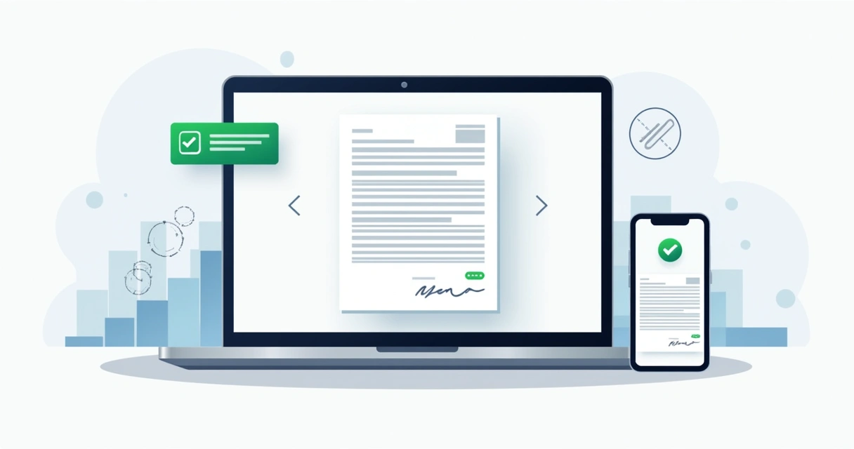Cloud-based contract signing showing stable uptime during system upgrades.