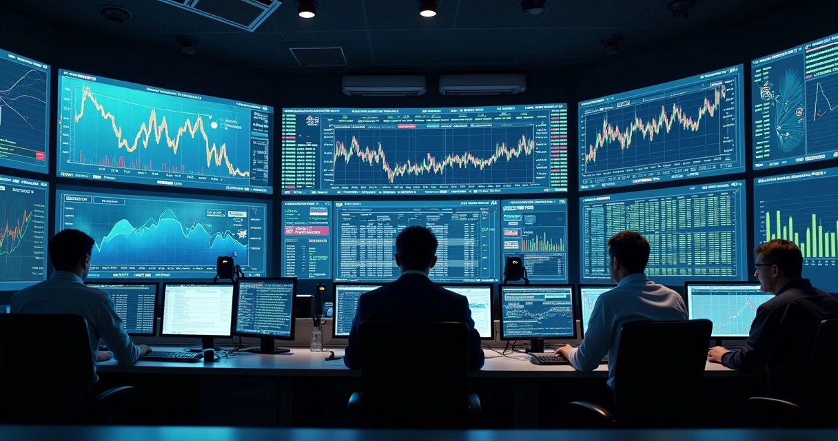 Digital treasury dashboard with commodity, FX, and interest rate portfolios on unified screen 