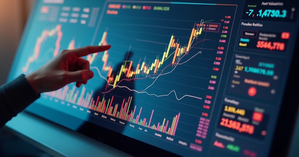 Digital treasury dashboard with real-time charts and analytics 