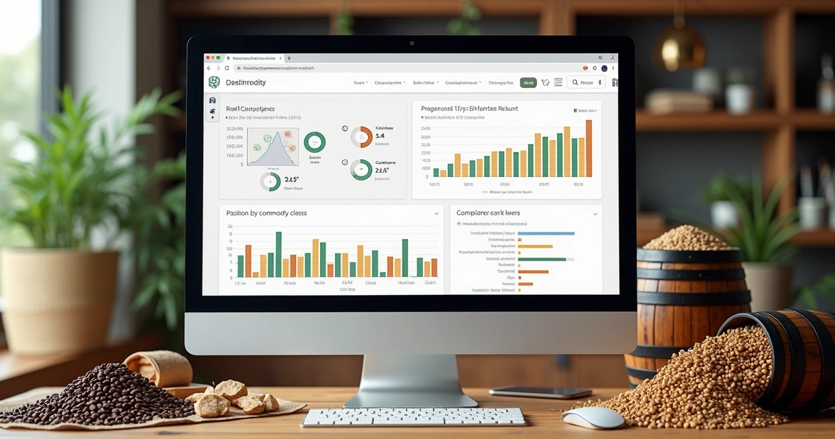 Digital treasury solution with risk management interface
