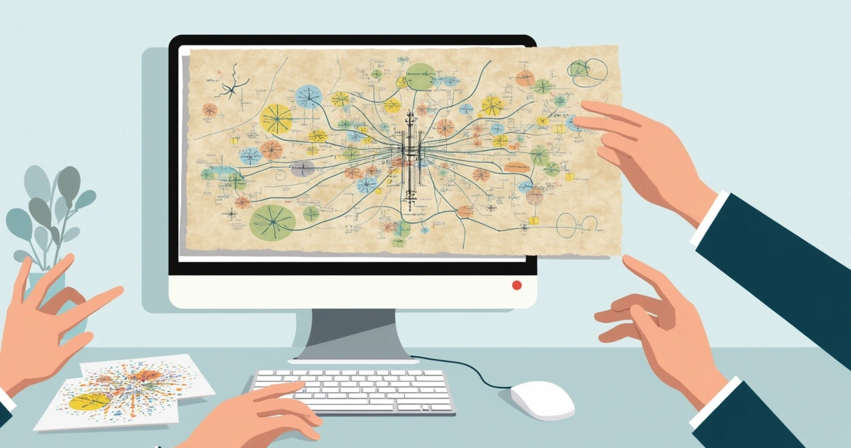 Digitalização de mapa antigo de telecom para sistema digital 
