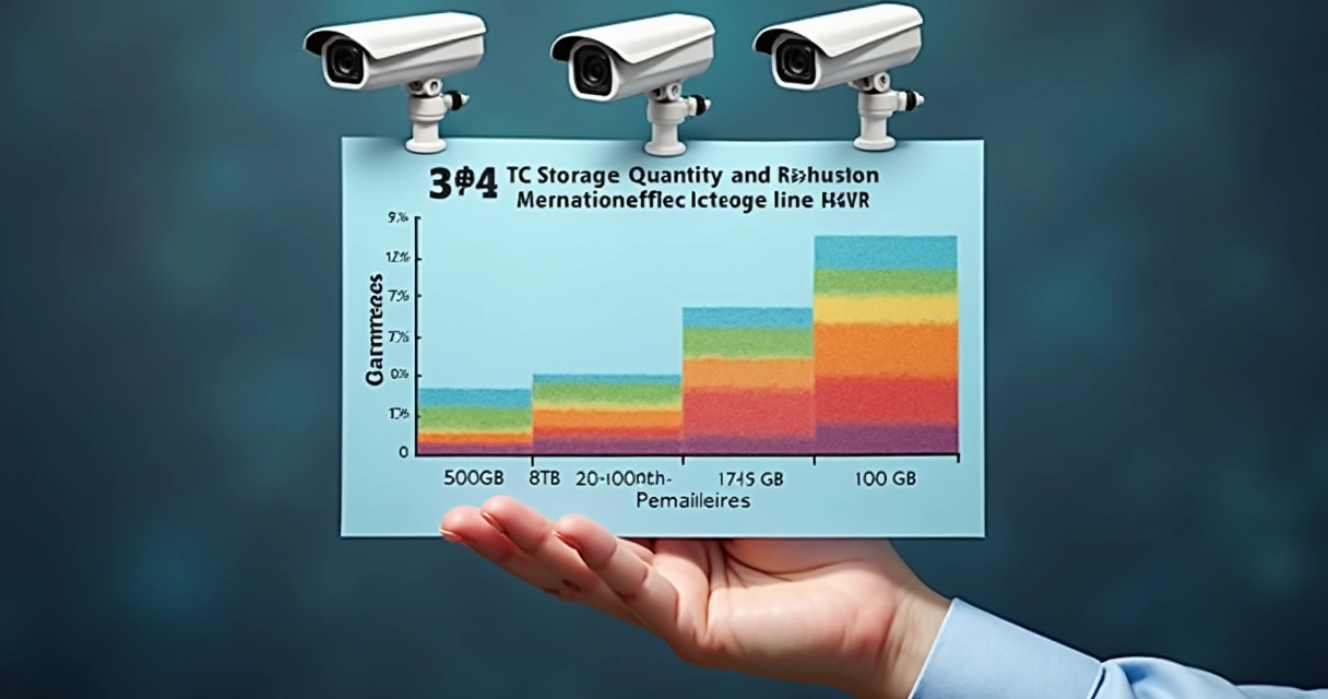 Cálculo da capacidade de armazenamento de HD para DVR 