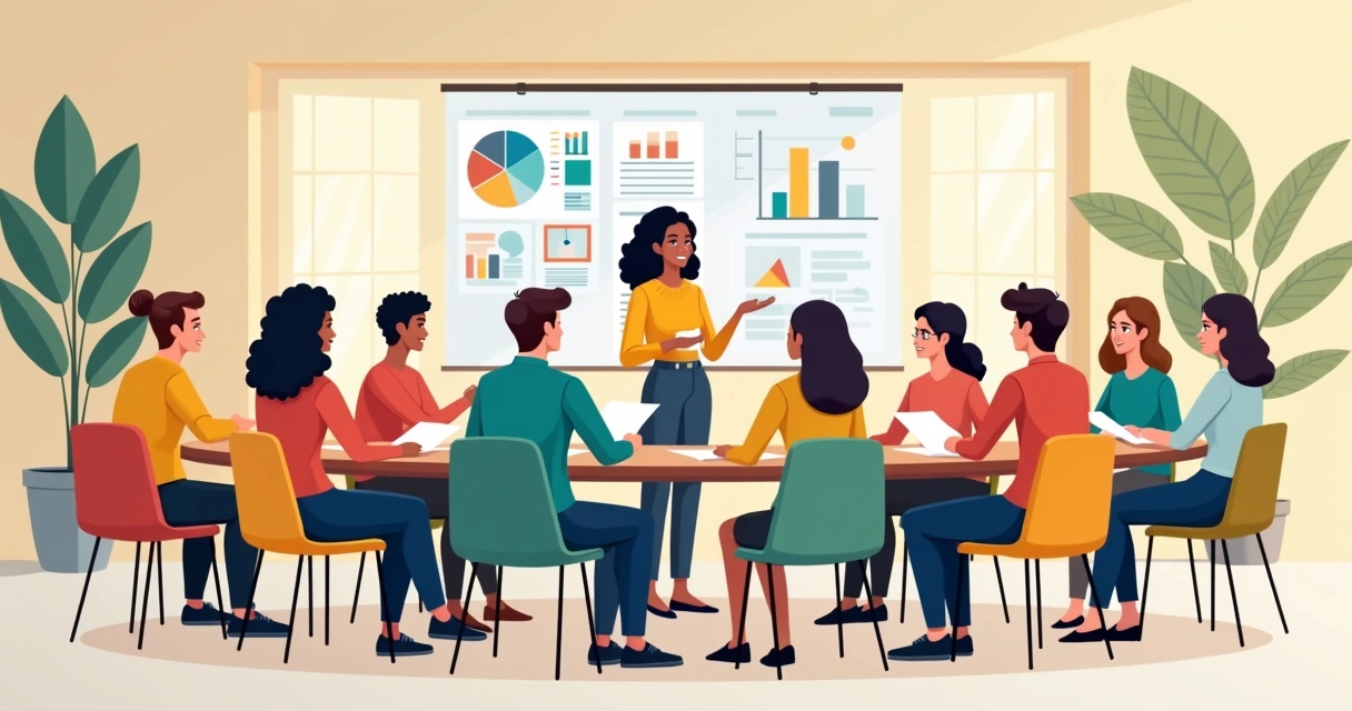 Grupo de jovens participando de dinâmica em círculo, interagindo entre si 