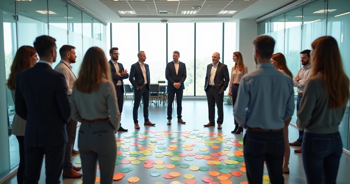 Grupo em dinâmica de constelação organizacional 