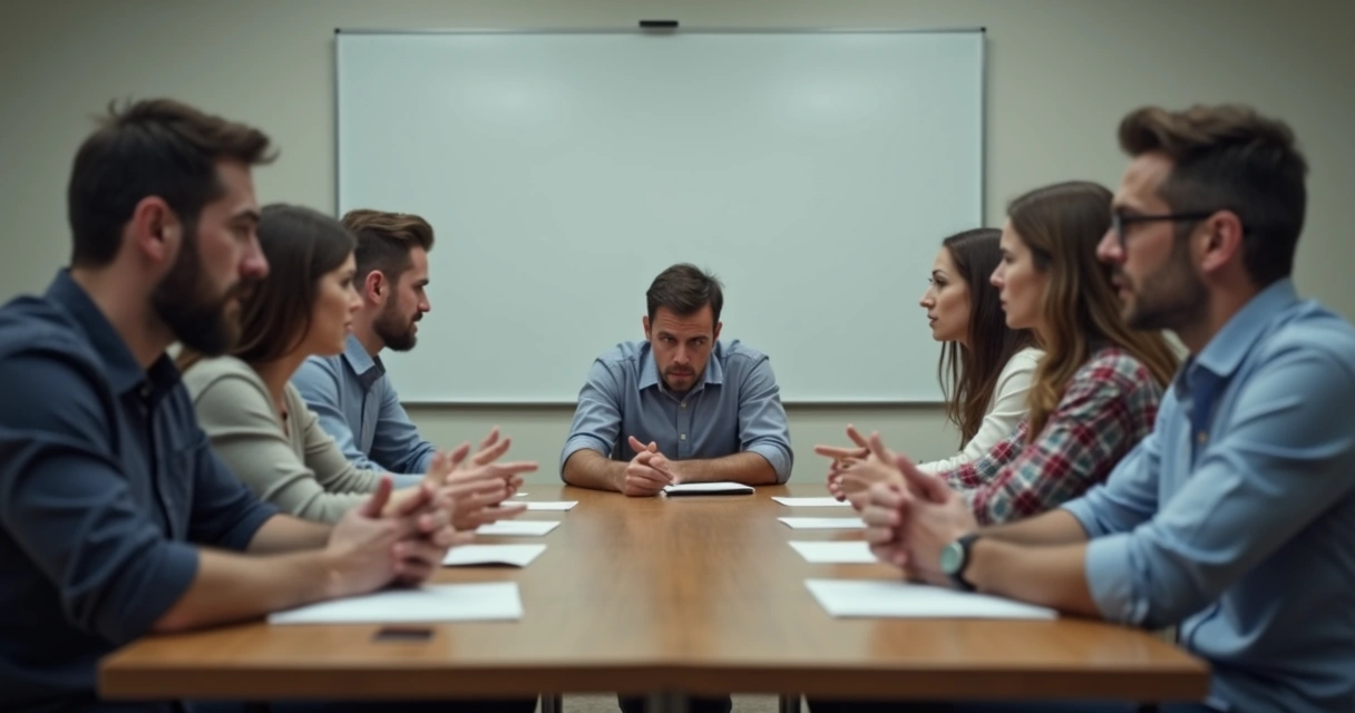 Personas ignorando a un individuo en una reunión social 