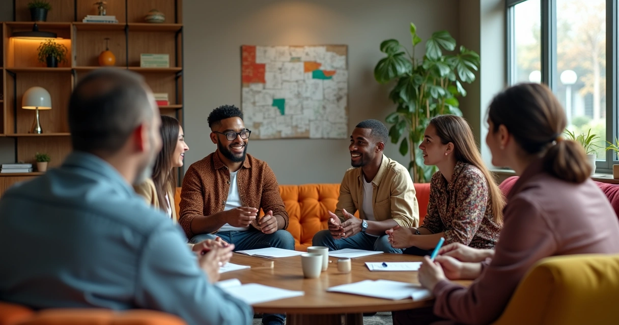 Dinâmica em time intercultural envolto em debate alegre