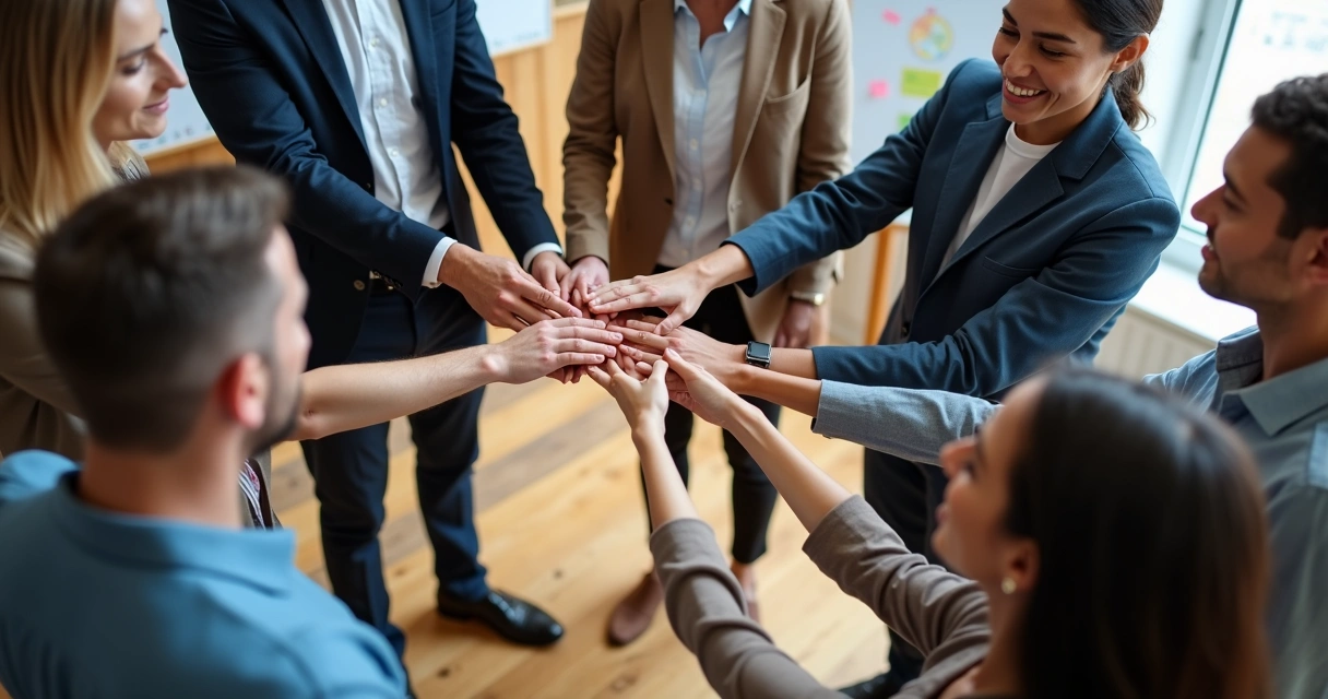 Pessoas em roda interagindo em dinâmica de grupo, expressão de atenção e engajamento 