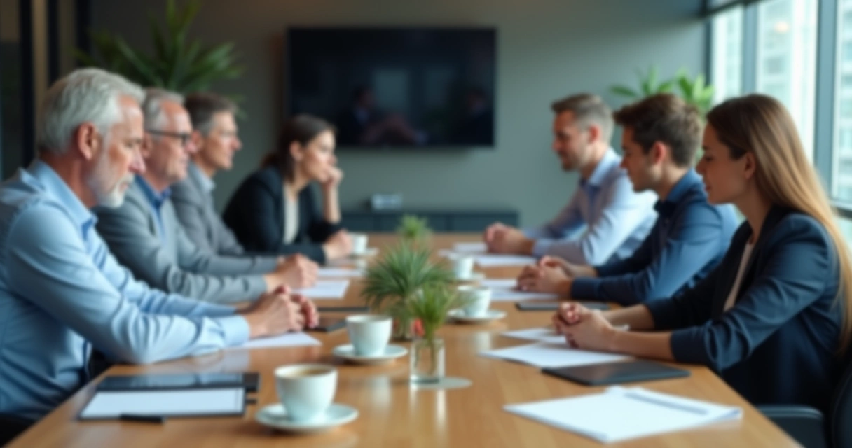 Conflito sutil entre membros de equipe de idades diferentes 