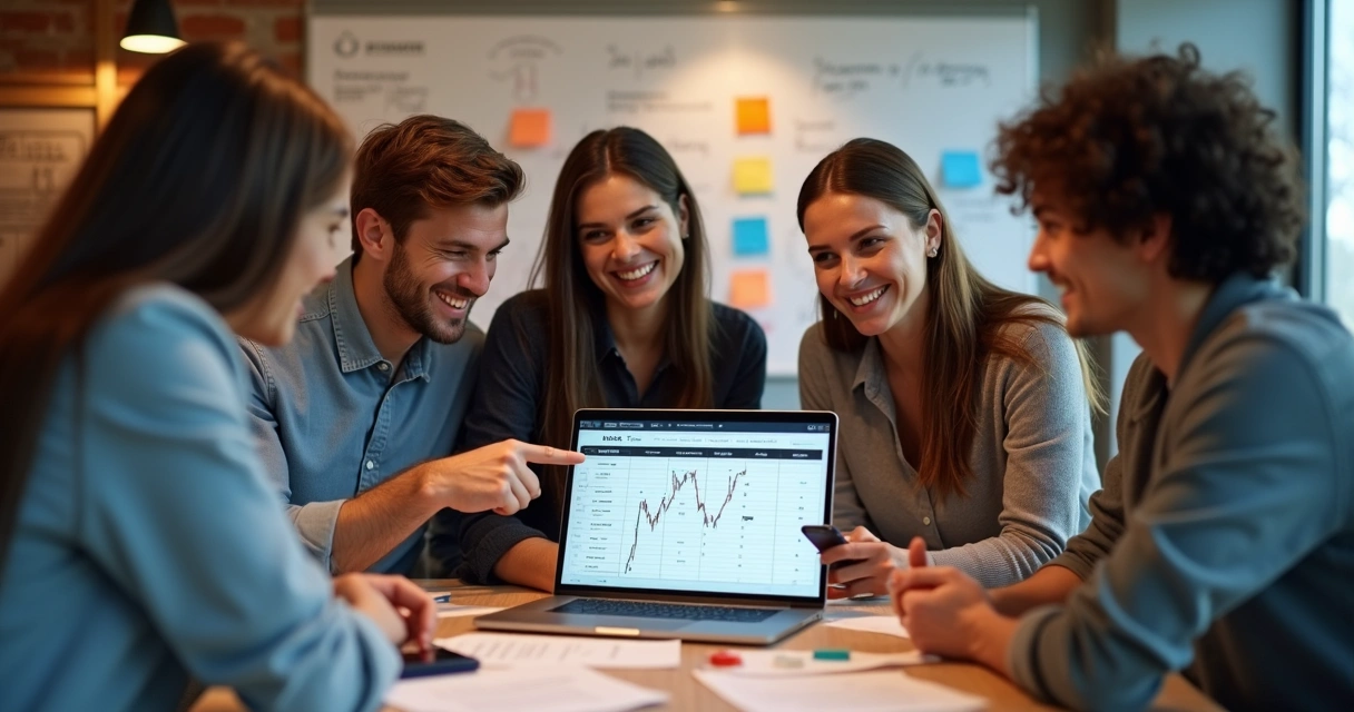 Grupo de pessoas discutindo limites de aposta na mesa 